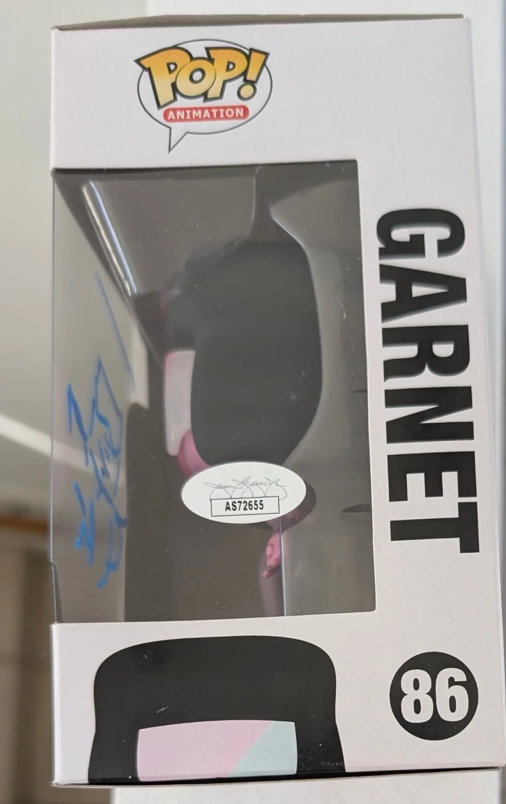 REBECCA SUGAR signed FUNKO POP Steven Universe GARNET JSA COA, image 2