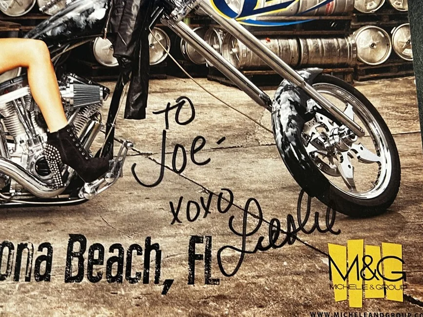 Leslie Nelson — 2012 Miller Lite Daytona Biketoberfest Promo Photo 8.5x11" Signed Leslie Nelson, изображение 3