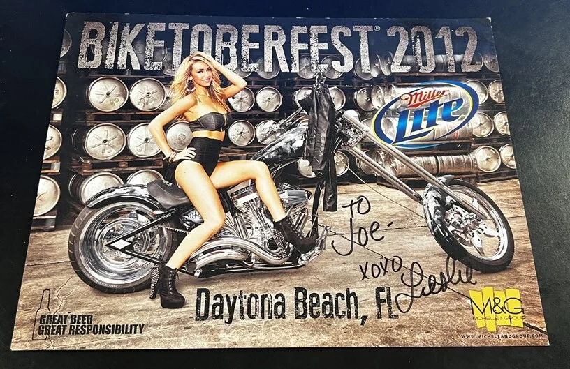 Leslie Nelson — 2012 Miller Lite Daytona Biketoberfest Promo Photo 8.5x11" Signed Leslie Nelson, изображение 5