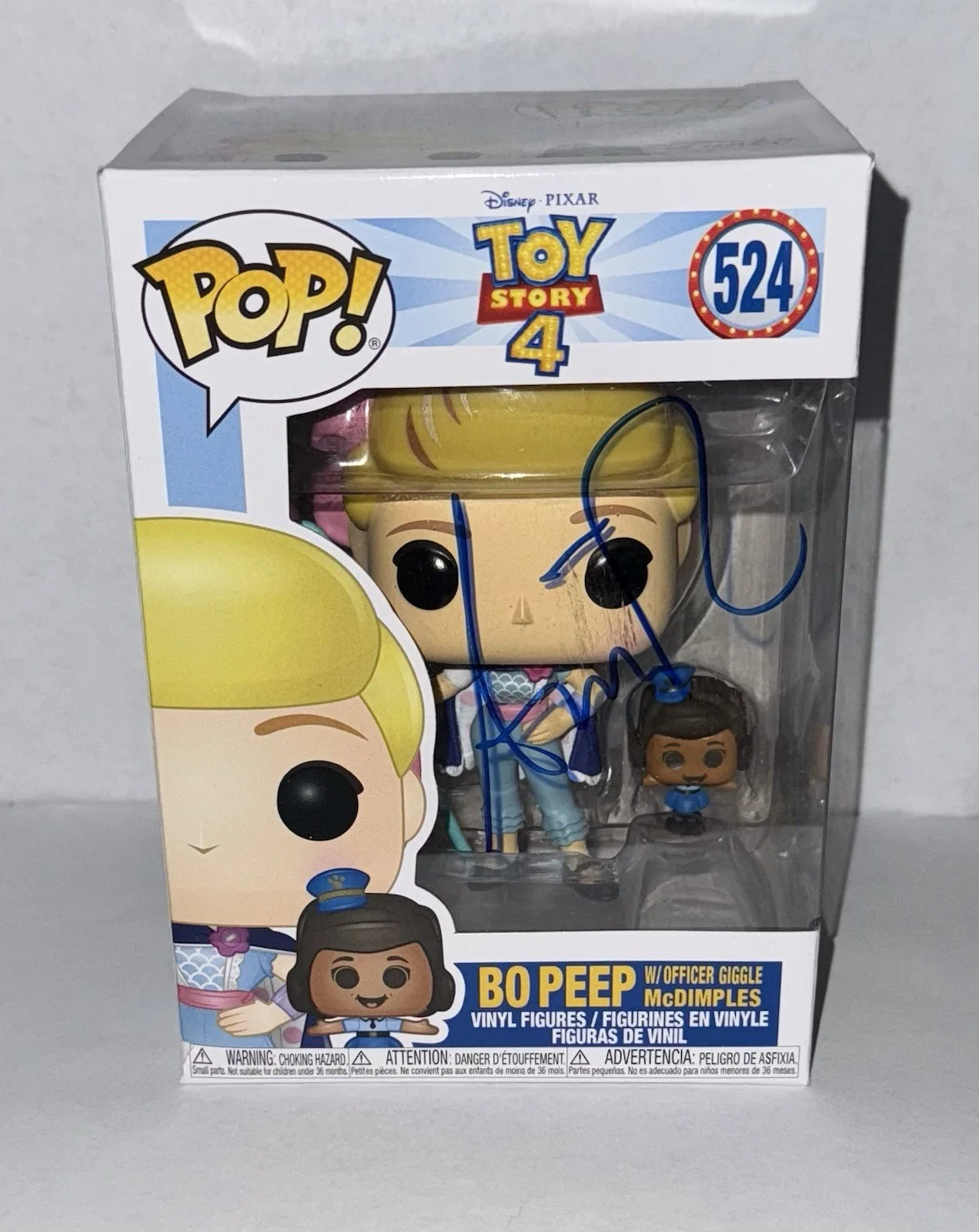 Annie Potts — ANNIE POTTS SIGNED AUTOGRAPHED BO PEEP FUNKO POP 524 TOY STORY 4 COA BECKETT BAS