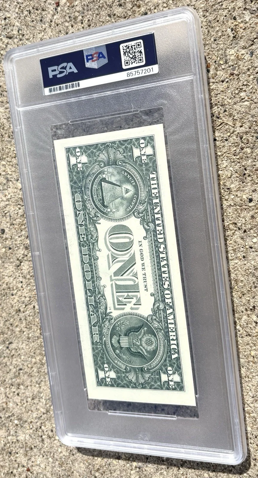 KWN SIGNED PSA/DNA Auto Slabbed Dollar Bill R&B Music, image 3