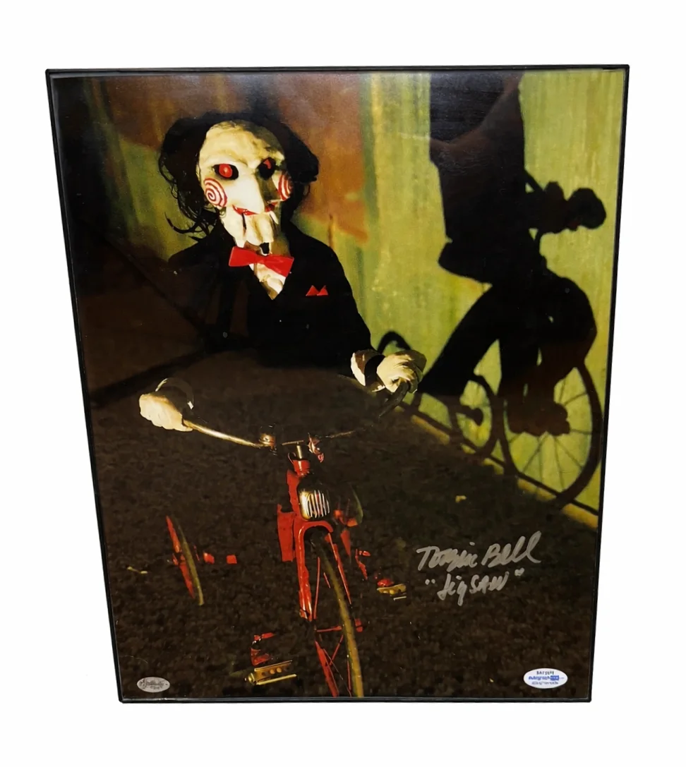 TOBIN BELL — Tobin Bell Jigsaw Saw Autographed Signed Inscribed 11x14 Photo With Dual COA