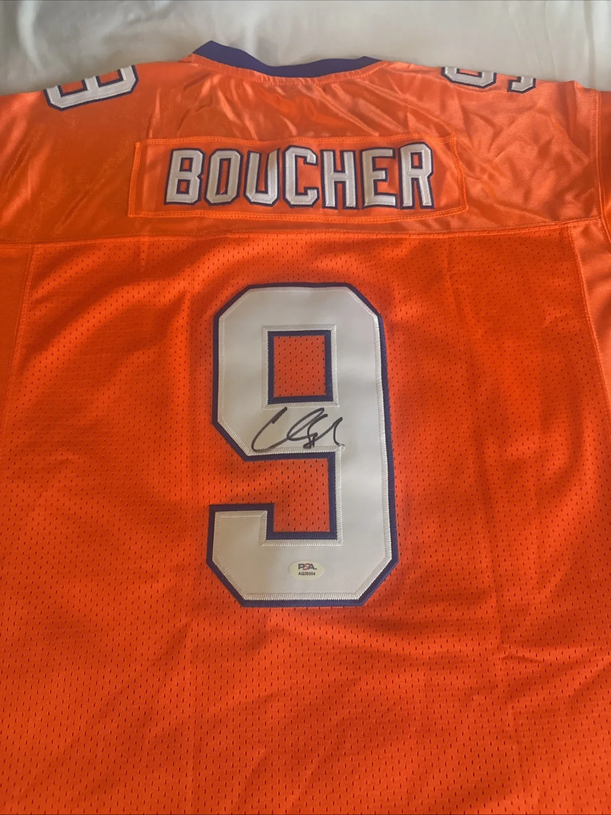 Adam Sandler — Adam Sandler Signed Autographed Water Boy Mud Dogs Jersey PSA Certified, изображение 2