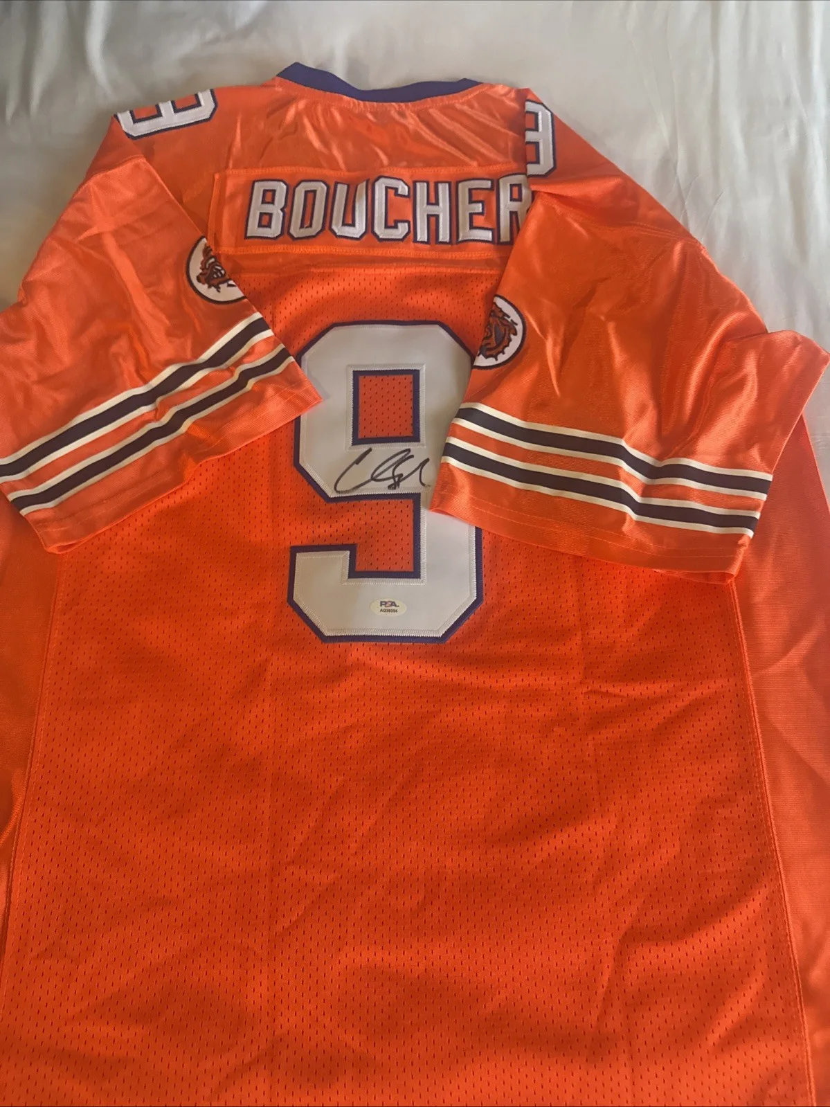 Adam Sandler — Adam Sandler Signed Autographed Water Boy Mud Dogs Jersey PSA Certified, изображение 5