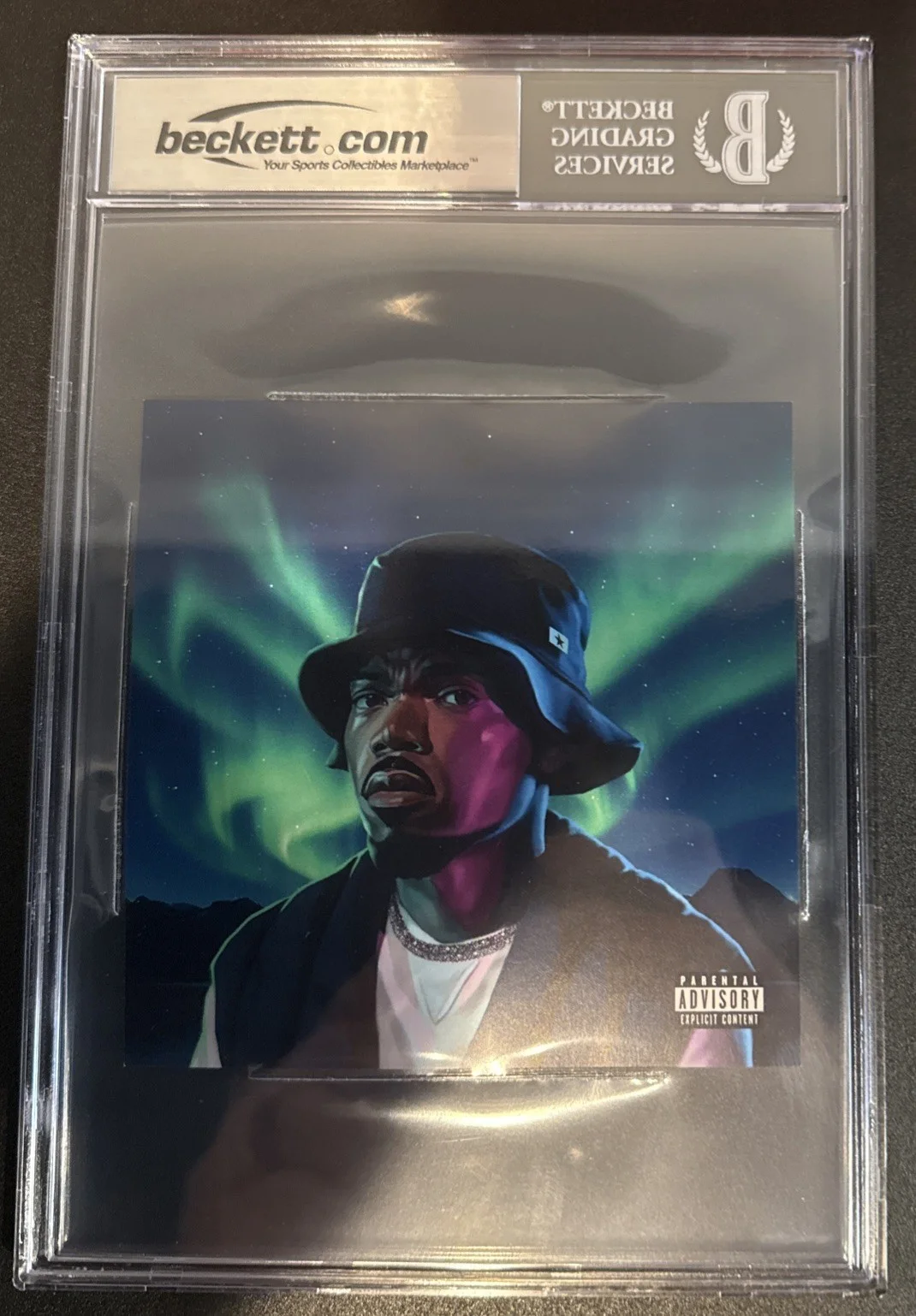 Chance The Rapper SIGNED CD Insert “Star Line” - Beckett BAS Encased Slab, image 4