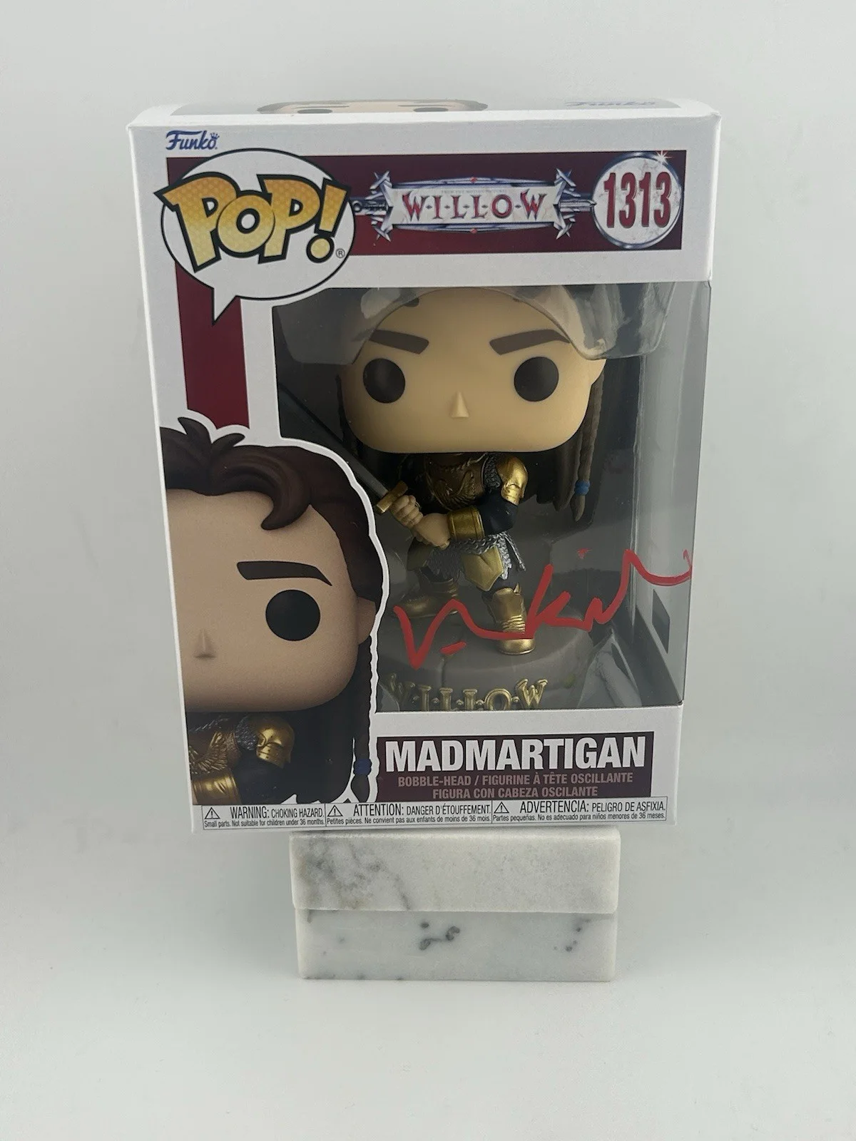 Val Kilmer — Val Kilmer Signed Autographed Funko 1313 Madmartigan Willow Celebrity Auth 94