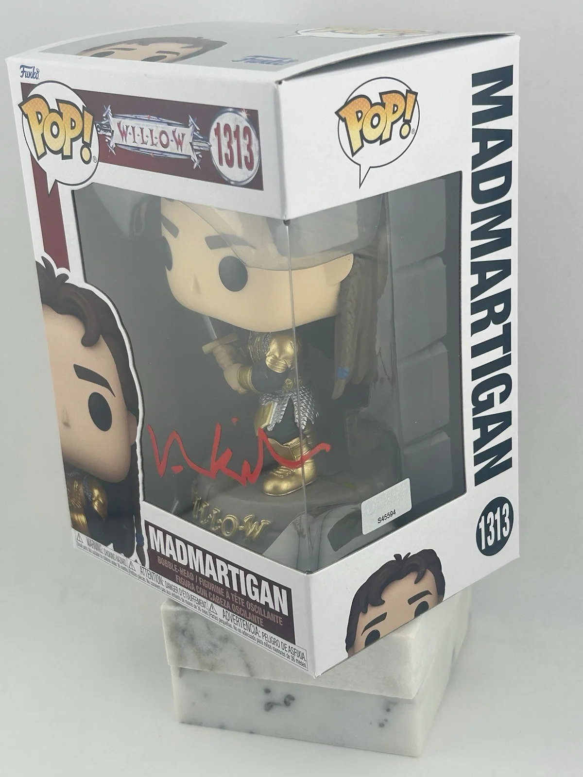Val Kilmer — Val Kilmer Signed Autographed Funko 1313 Madmartigan Willow Celebrity Auth 94, изображение 2