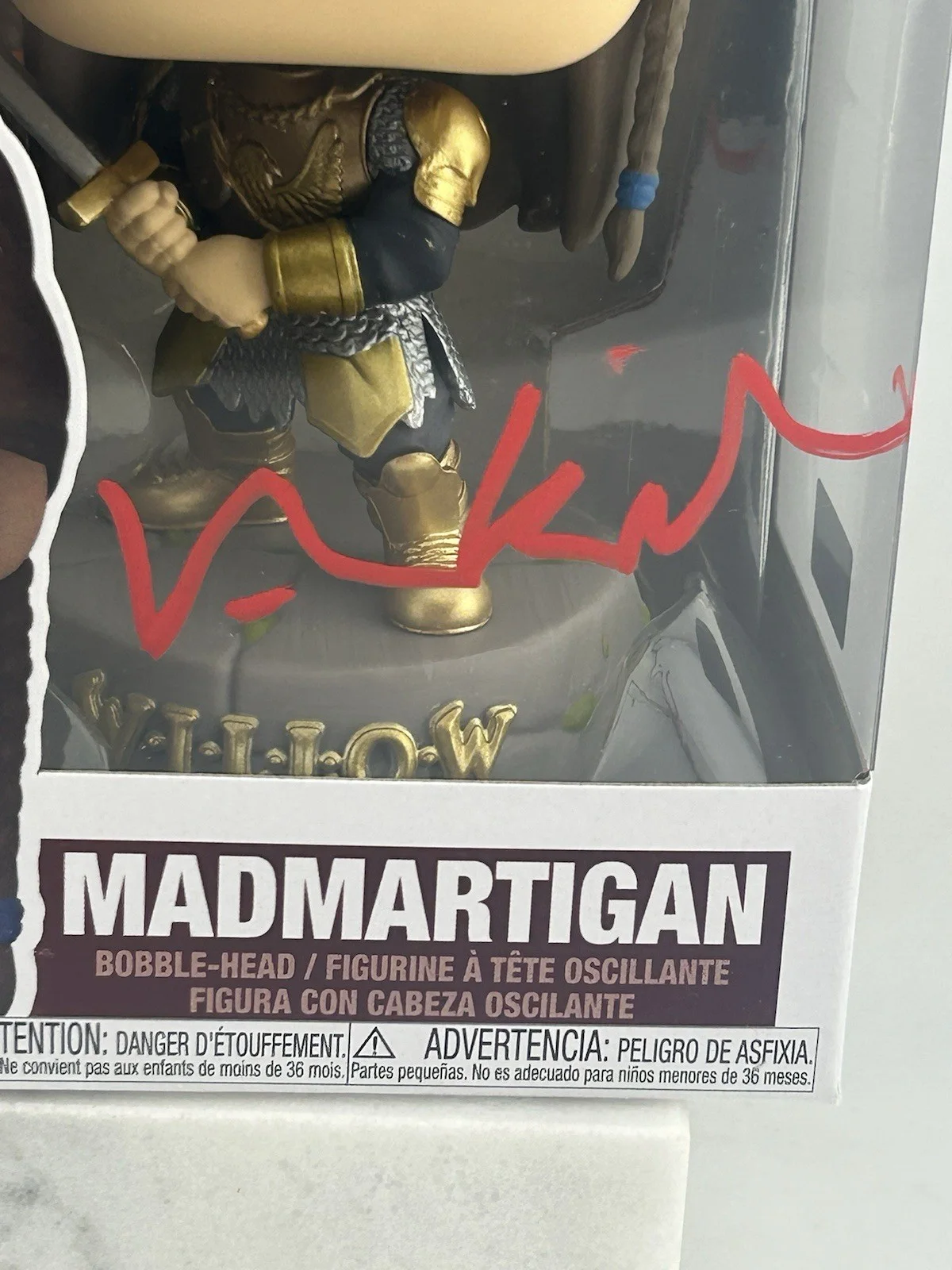 Val Kilmer — Val Kilmer Signed Autographed Funko 1313 Madmartigan Willow Celebrity Auth 94, изображение 3