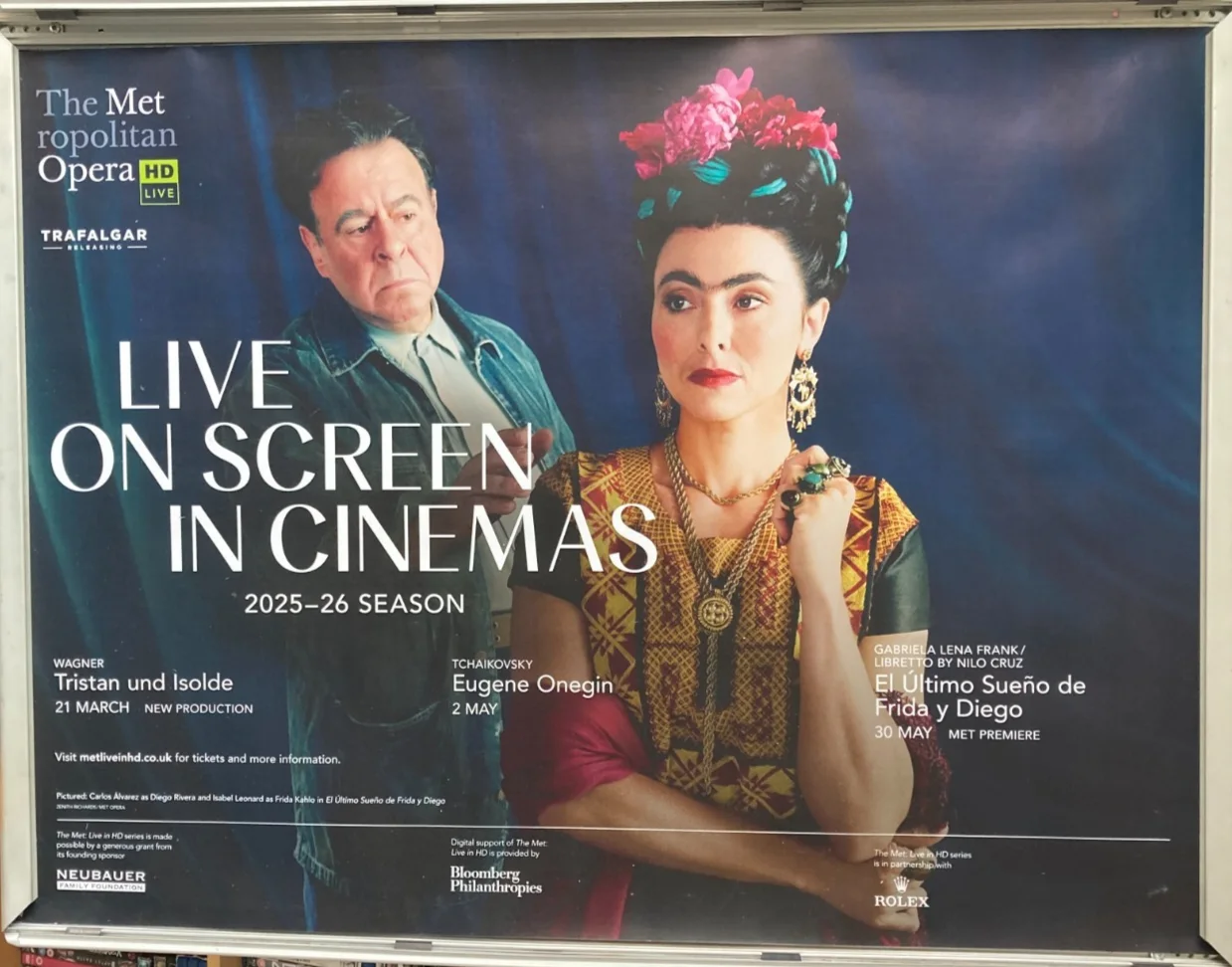 Cinema Poster: METROPOLITAN OPERA 2025-26 (Live Beamback Quad) Eugene Onegin, image 2