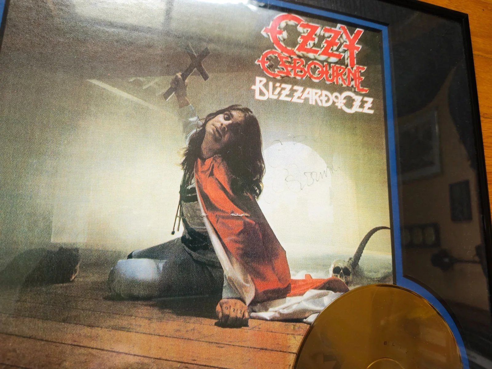 OZZY OSBOURNE - BLIZZARD OF OZZ - SIGNED AUTOGRAPH 24 KT GOLD CD LIMITED EDITION, изображение 5