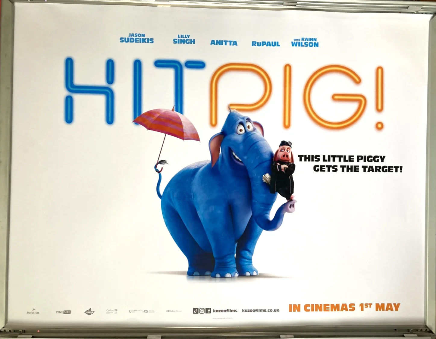 Cinema Poster: HITPIG 2026 (Quad) Jason Sudeikis Lilly Singh Rainn Wilson, изображение 2