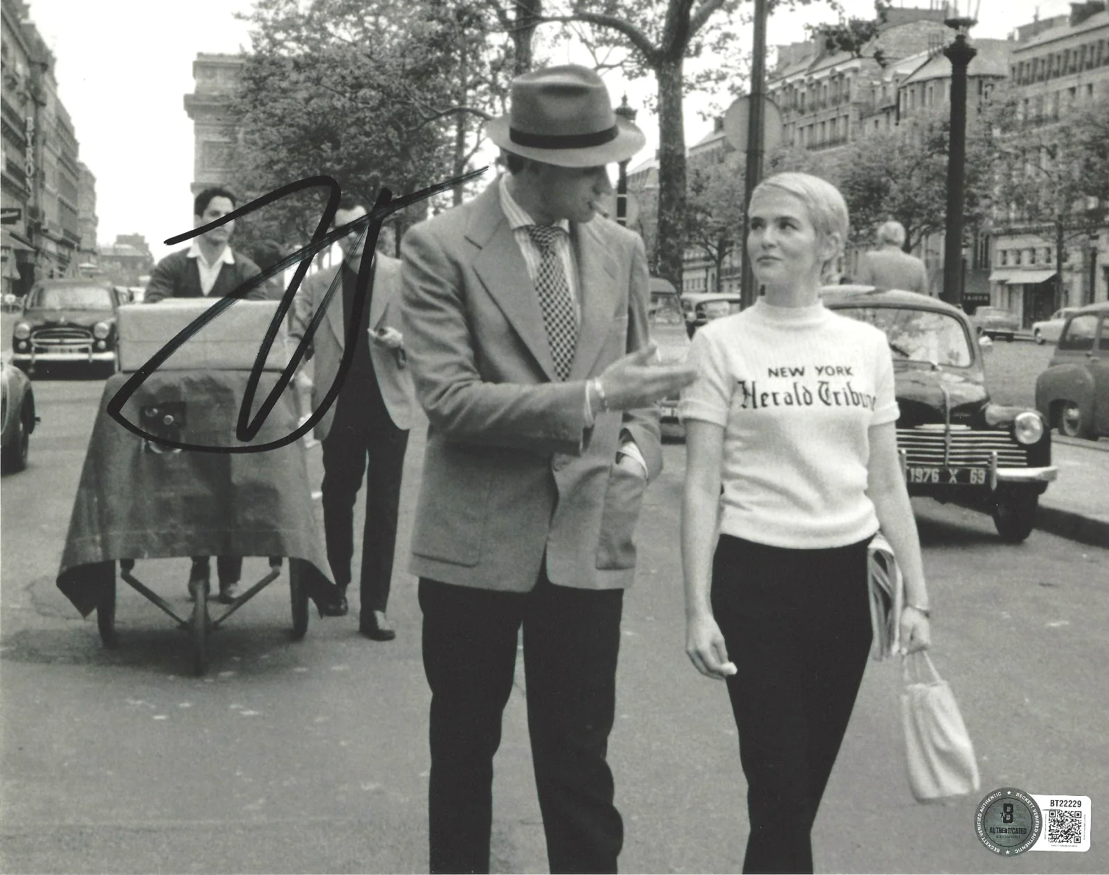 ZOEY DEUTCH SIGNED 'NOUVELLE VAGUE' 8x10 MOVIE PHOTO ACTRESS BECKETT BAS COA, изображение 2