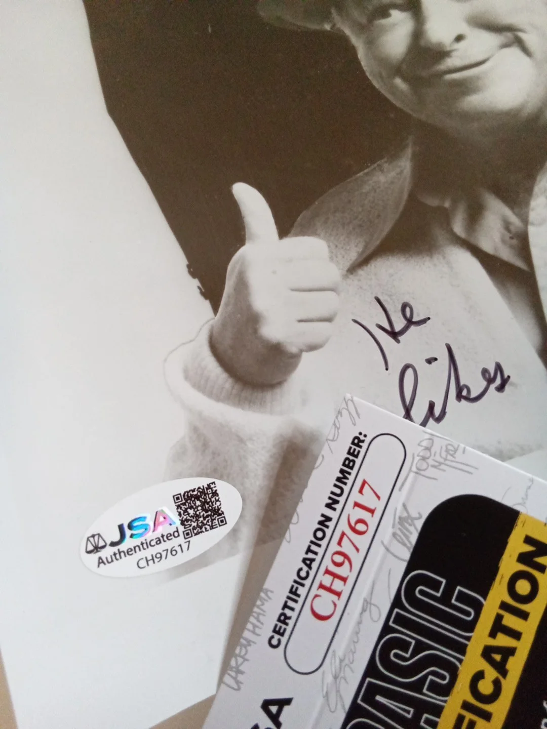 Frank Fontaine Signed 8x10 Photo Crazy Guggenheim Jackie Gleason JSA, изображение 3