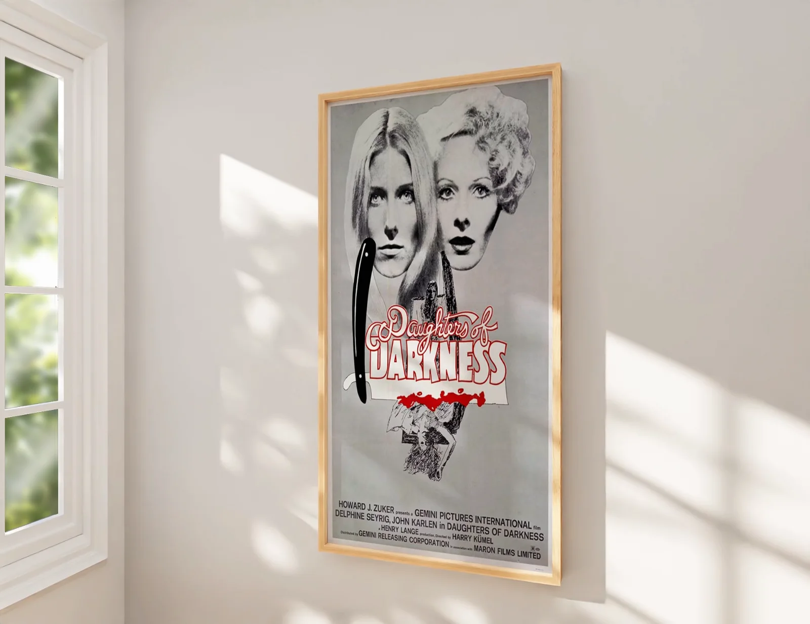 Daughters Of Darkness 1971 Erotic Horror Film Restored 27.2" x 41" US One Sheet, изображение 2