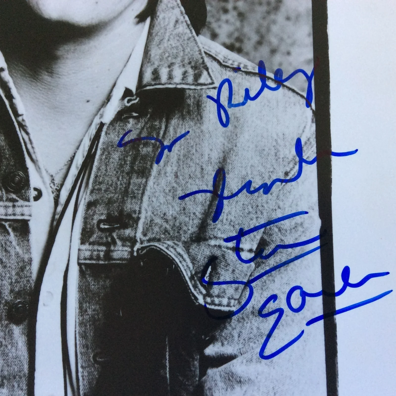 STEVE EARLE & The Dukes VINTAGE EARLY SIGNED Autographed PHOTO 8x10" Picture, изображение 2
