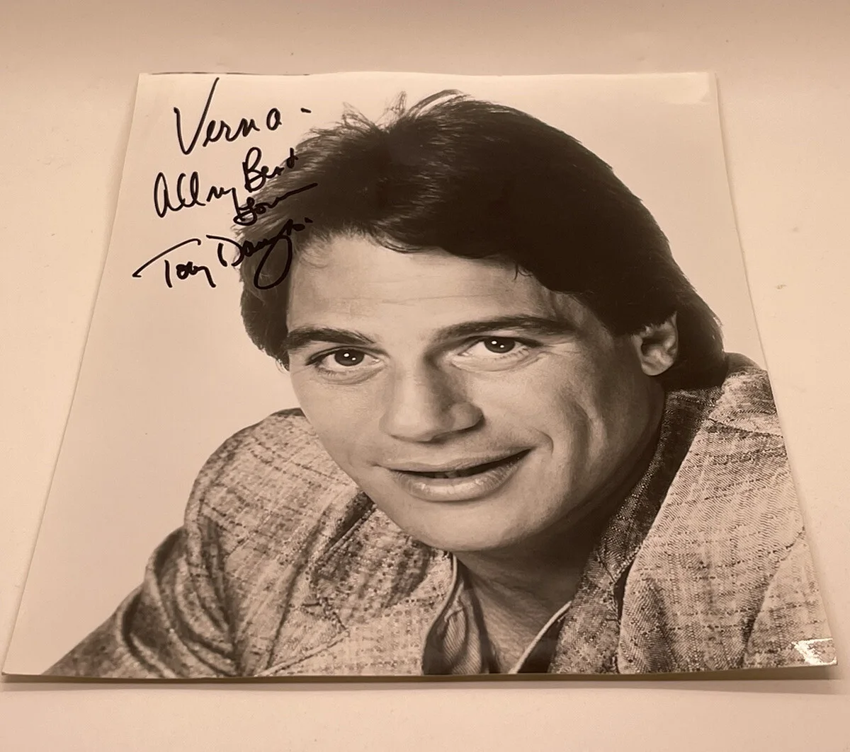 Tony Danza — Tony Danza Whos the Boss Original Hand Autographed Signed Photo, изображение 2