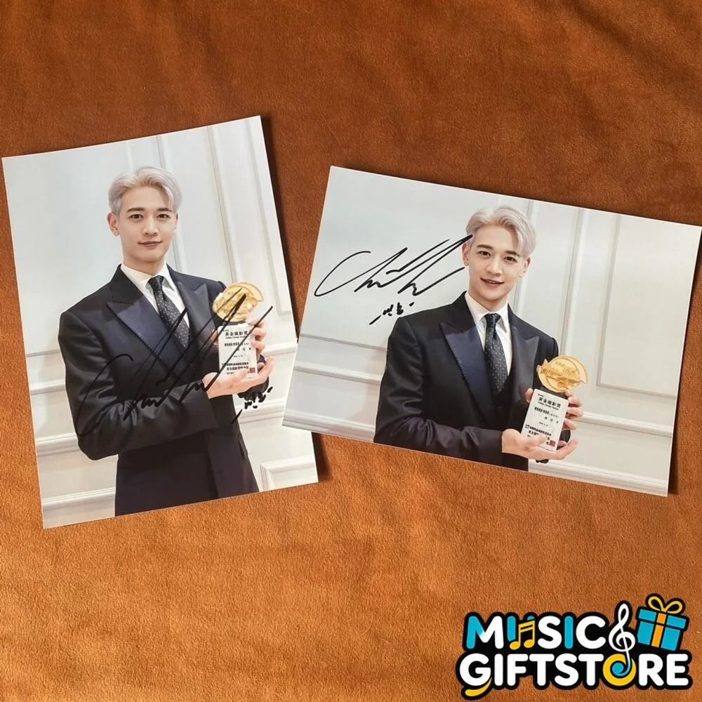 SHINee Minho Autographed Signed Photo 4*6 K-POP COLLECTION AUTOGRAPHED 2024c #MU, image 2