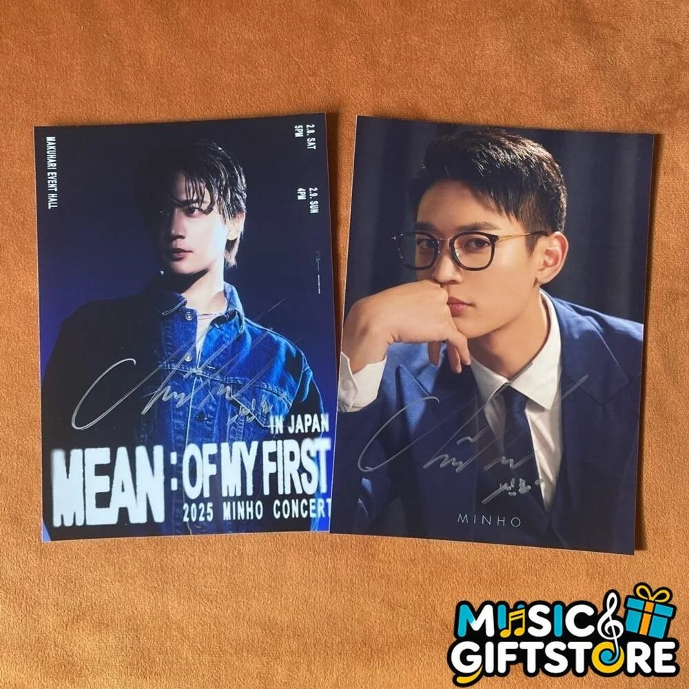 SHINee Minho Autographed Signed Photo 4*6 K-POP COLLECTION AUTOGRAPHED 2024 #MUG, изображение 2