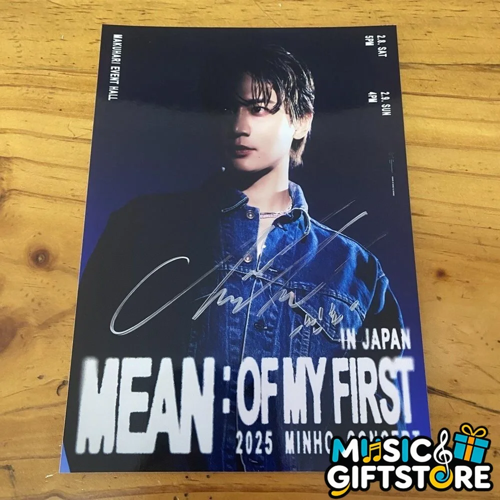 SHINee Minho Autographed Signed Photo 4*6 K-POP COLLECTION AUTOGRAPHED 2024 #MUG, изображение 3