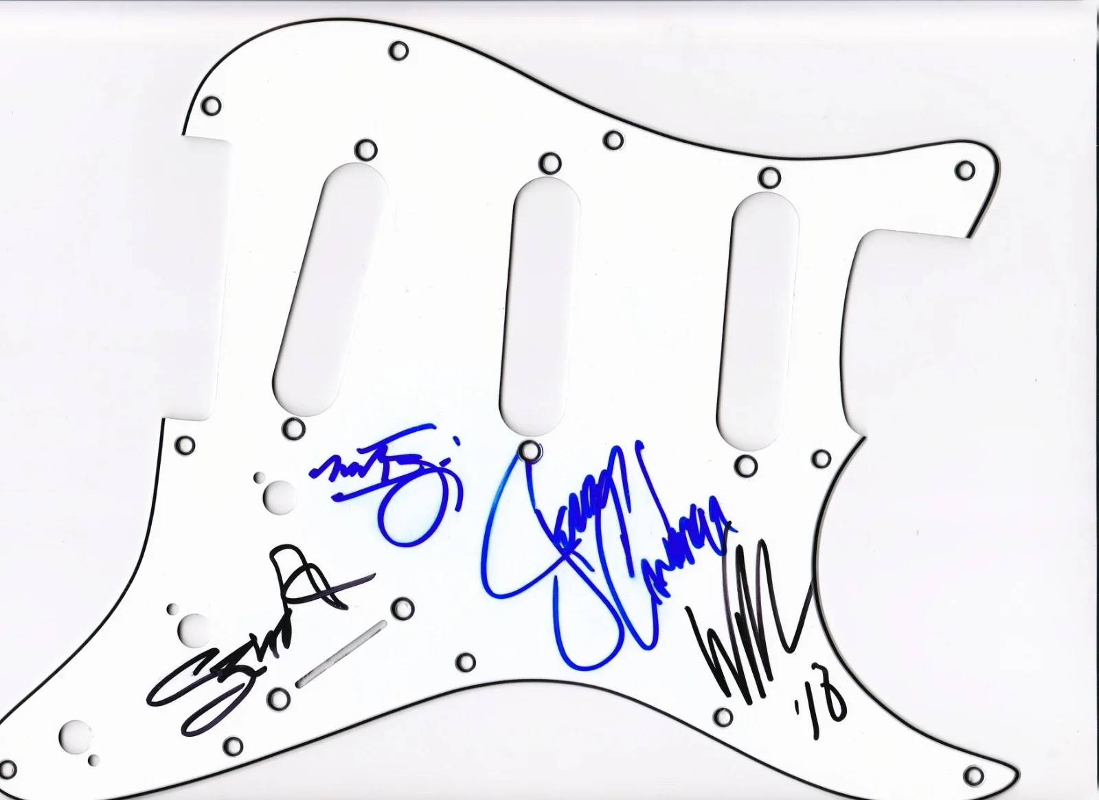 ALICE IN CHAINS HAND SIGNED AUTOGRAPHED ELECTRIC GUITAR BY ALL 4! WITH PROOF+COA, изображение 2