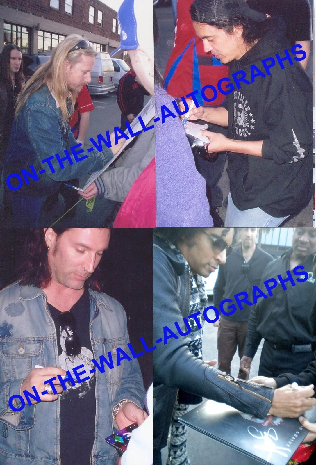 ALICE IN CHAINS HAND SIGNED AUTOGRAPHED ELECTRIC GUITAR BY ALL 4! WITH PROOF+COA, изображение 3