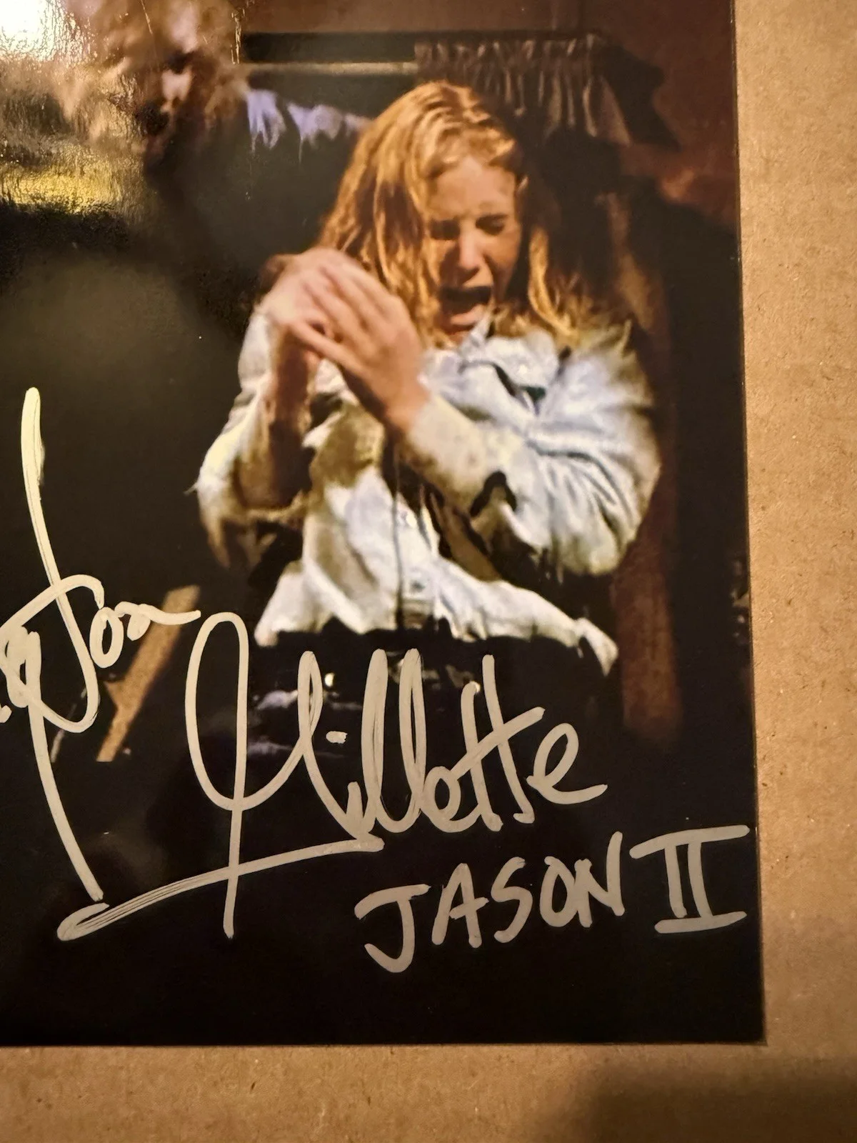 Warrington Gillette Signed 8x10 Jason II Friday the 13th Pt 2 –Autograph w/ COA, изображение 2