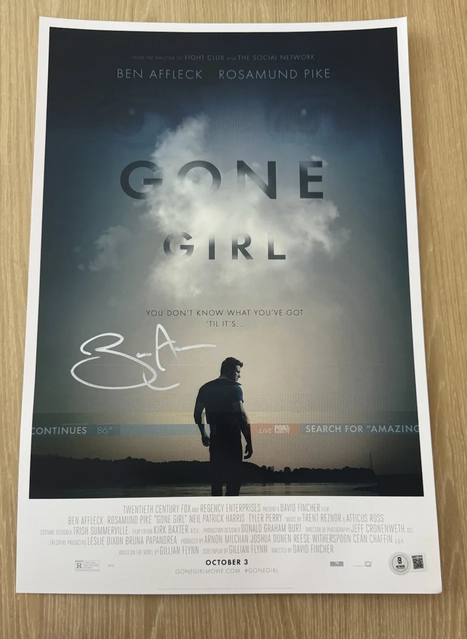 Ben Affleck — BEN AFFLECK SIGNED GONE GIRL 11X17 PHOTO BECKETT BAS 2