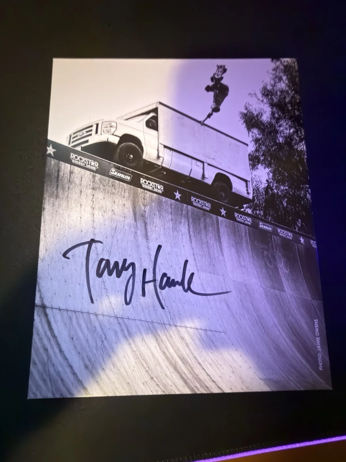 Tony Hawk Signed 8x10 Photo Authentic From Site Hawk Site X-Games Skateboarding, image 3