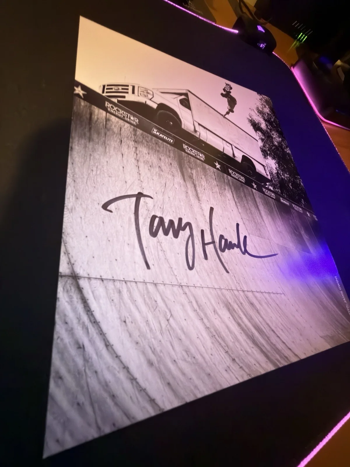 Tony Hawk Signed 8x10 Photo Authentic From Site Hawk Site X-Games Skateboarding, image 4