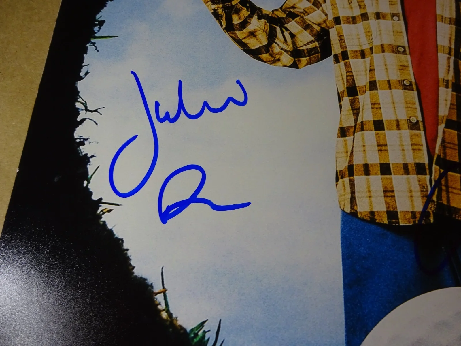Adam Sandler, Julie Bowen — Signed Adam Sandler Julie Bowen Autographed 12"x18" Happy Gilmore Photo BAS COA, image 5