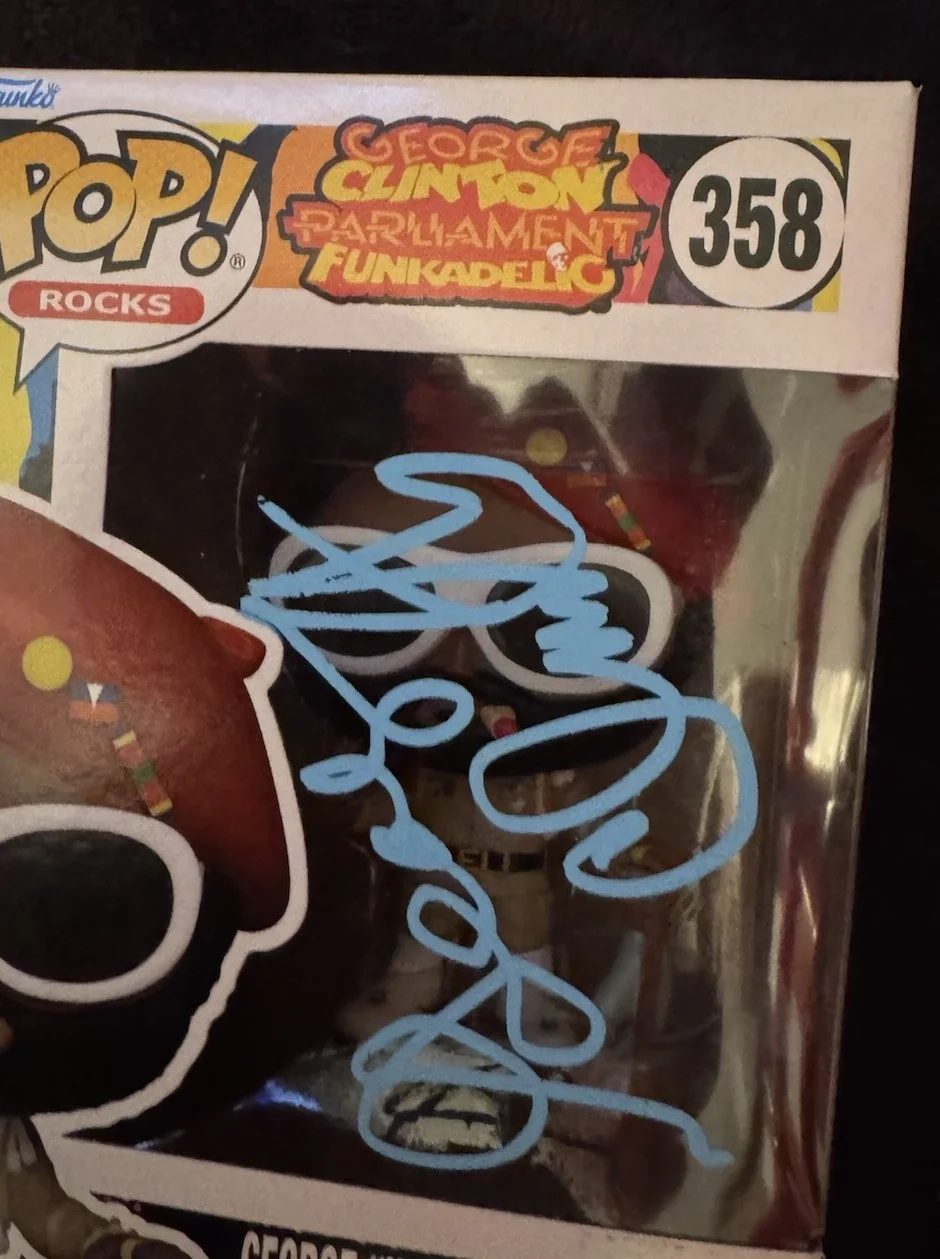 George Clinton Uncle Jam SIGNED AUTOGRAPHED Funko Pop 358 Parliament JSA COA, изображение 2