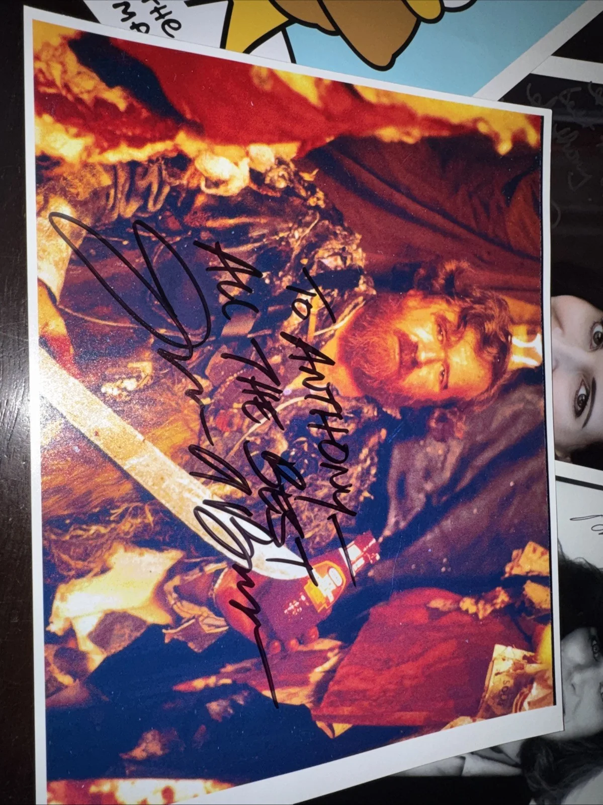 Signed Bulk Simpsons Autograph Comedian Talk Food Foxworthy Music Pop Wolfgang, изображение 4