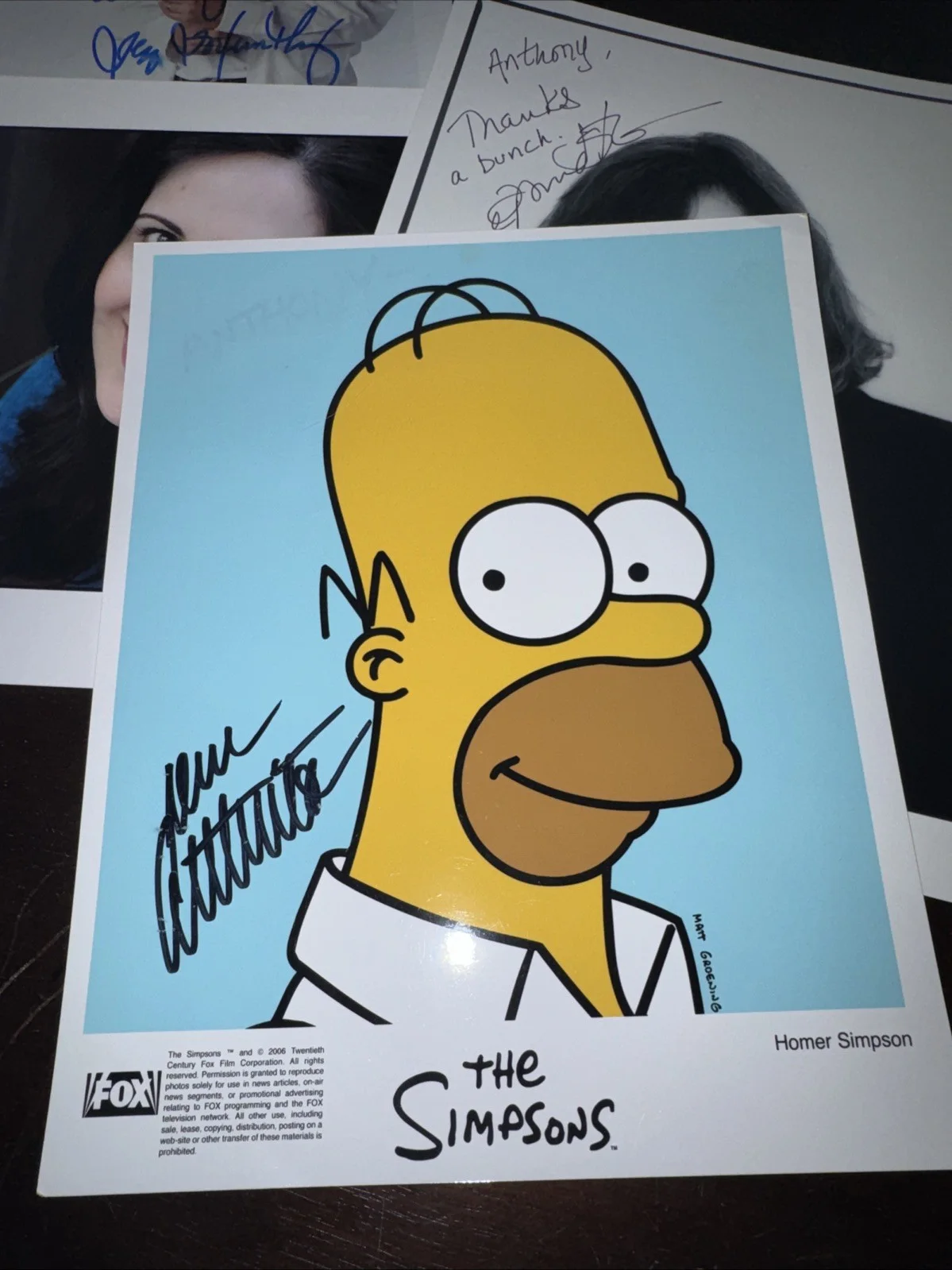 Signed Bulk Simpsons Autograph Comedian Talk Food Foxworthy Music Pop Wolfgang, изображение 5