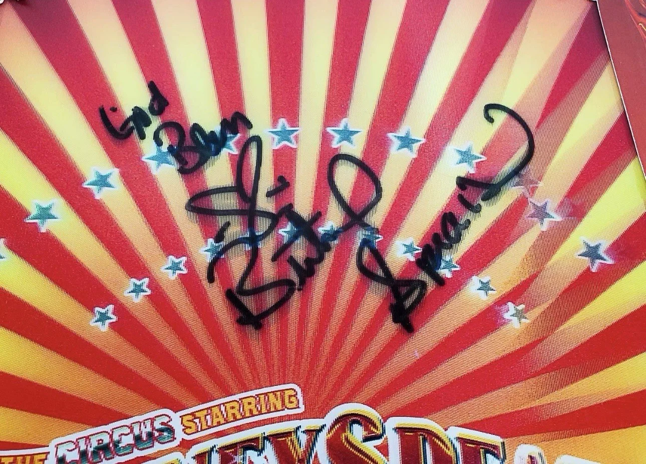 Britney Spears Signed Autograph 2009 Circus Tour Concert Program JSA LOA Rare, image 2