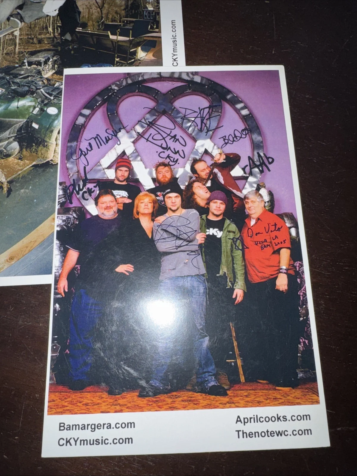 Bam Margara — Bam Margera autograph signed 8x10 photo Jackass Comedy, image 2