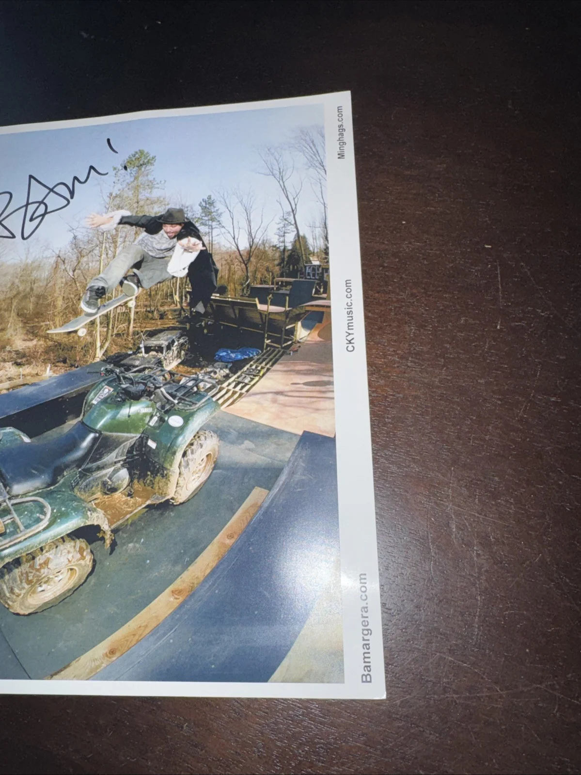 Bam Margara — Bam Margera autograph signed 8x10 photo Jackass Comedy, image 5