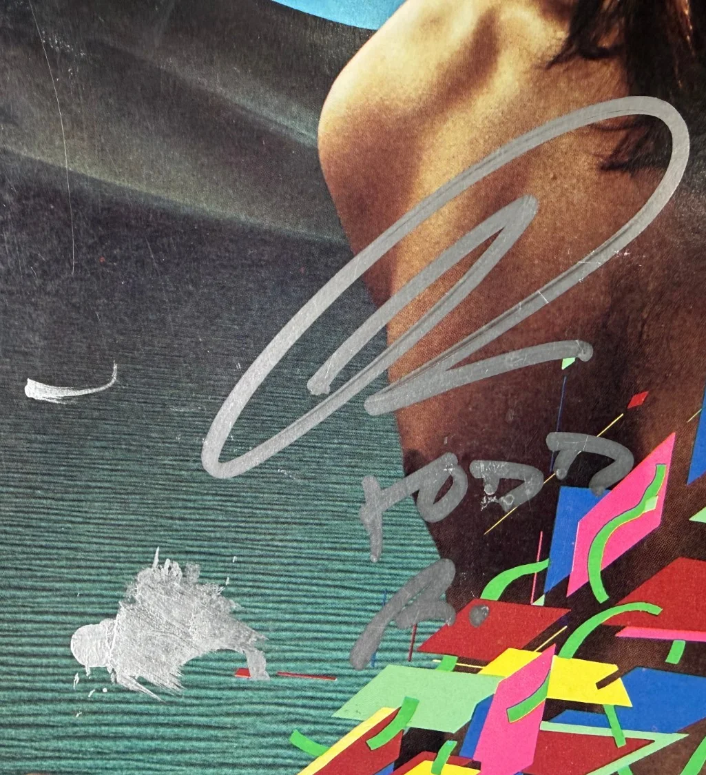 Todd Rundgren Signed Back To The Bars 1978 2LP Bearsville2BRX6986 Authenticated, изображение 2