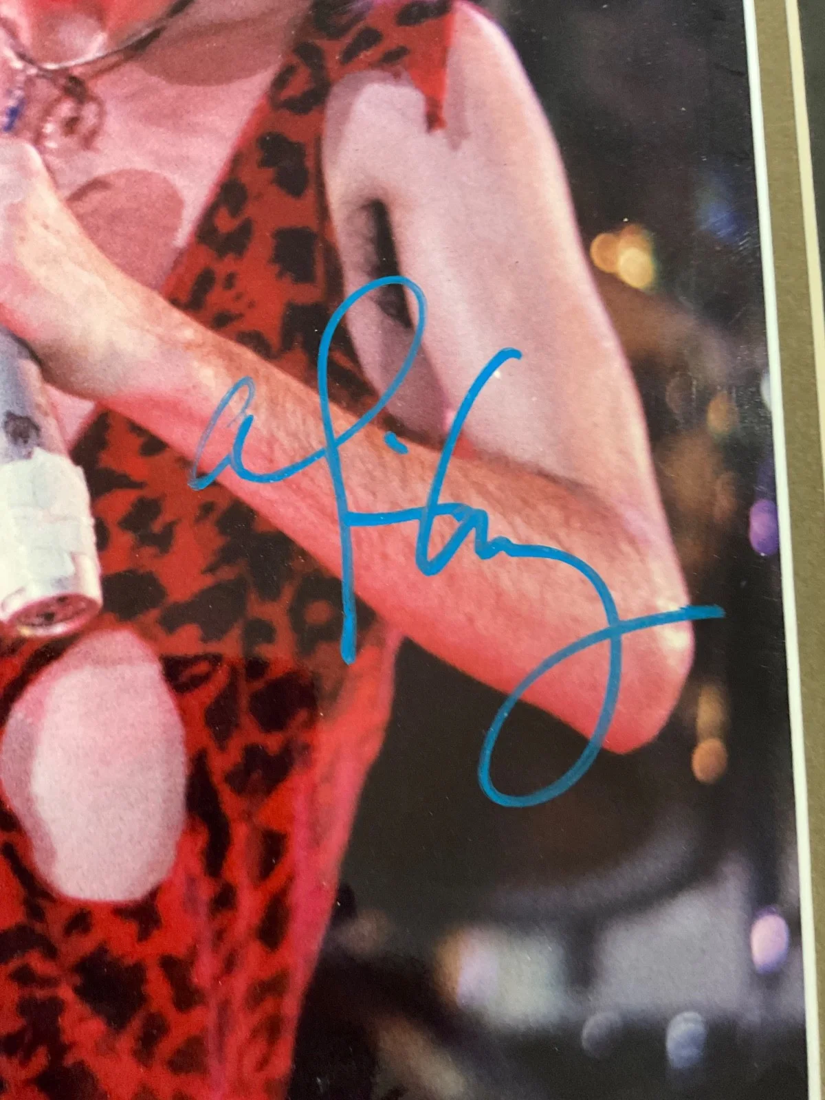 ALICE COOPER SIGNED MATTED TO 16x20 JSA CK 39441 DOUBLE CERTIFIED, image 2