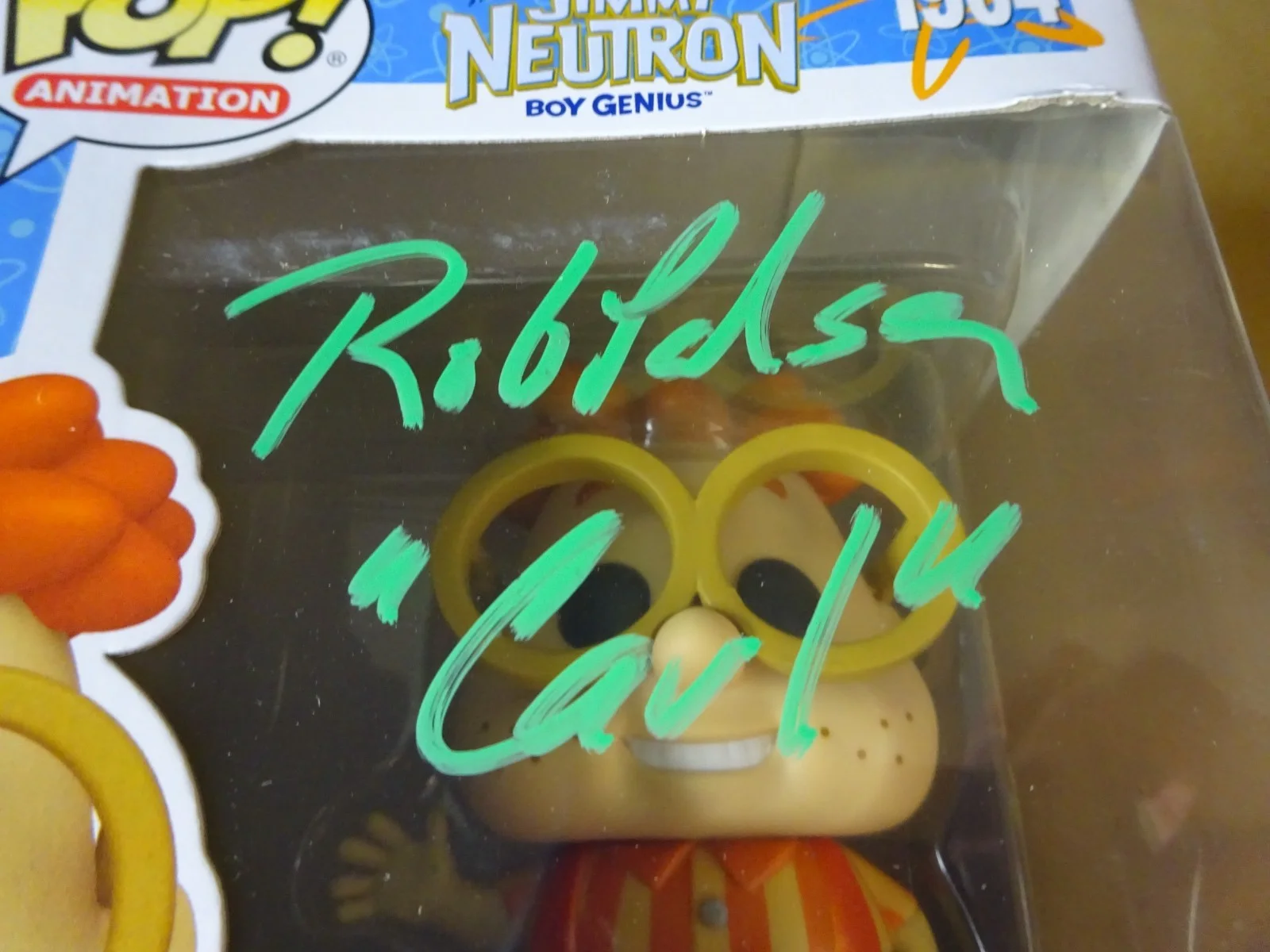 Rob Paulsen — Signed Rob Paulsen Autographed Carl Wheezer Jimmy Neutron Funko Pop Beckett COA, image 4