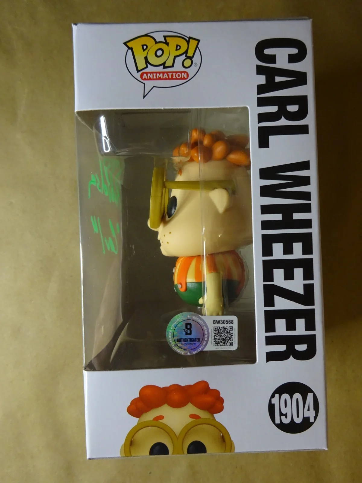 Rob Paulsen — Signed Rob Paulsen Autographed Carl Wheezer Jimmy Neutron Funko Pop Beckett COA, image 5