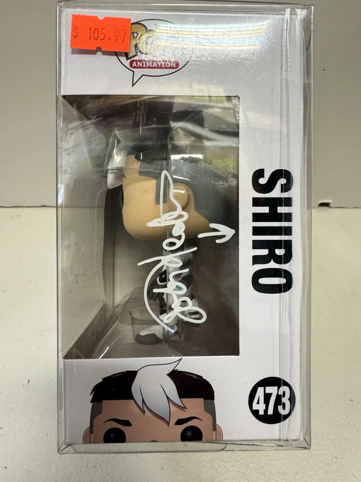 Josh Keaton — Funko Pop Dreamworks Voltron Shiro 473 Signed By Josh Keaton NEW, изображение 4