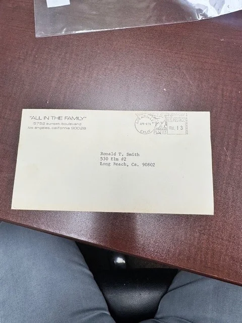 Norman Lear — Letter from Television Producer Norman Lear, April 6, 1976. All in the Family, изображение 2