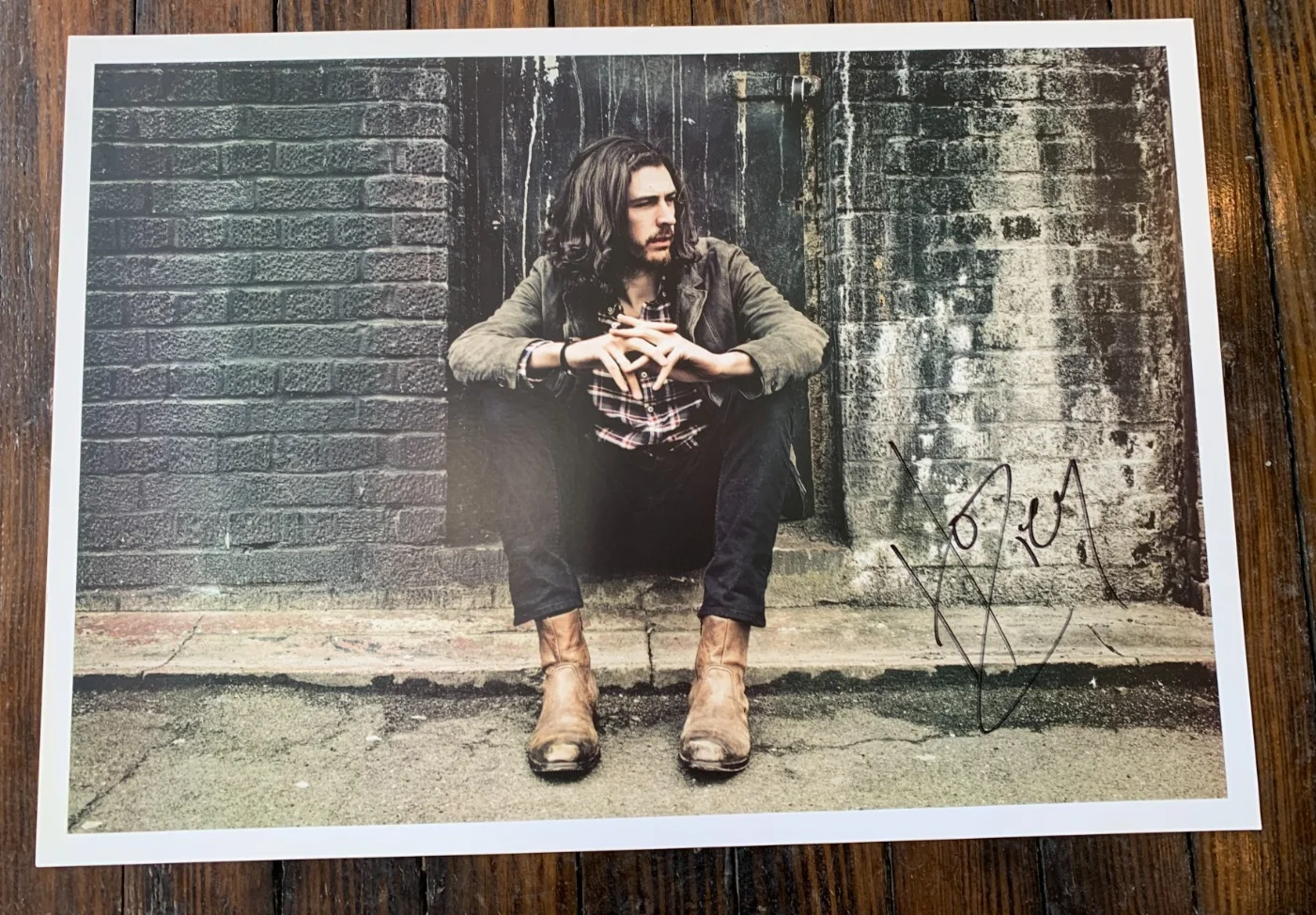 Framed Hozier Signed Autographed Photo Poster Nicely Framed 22" x 16", image 2