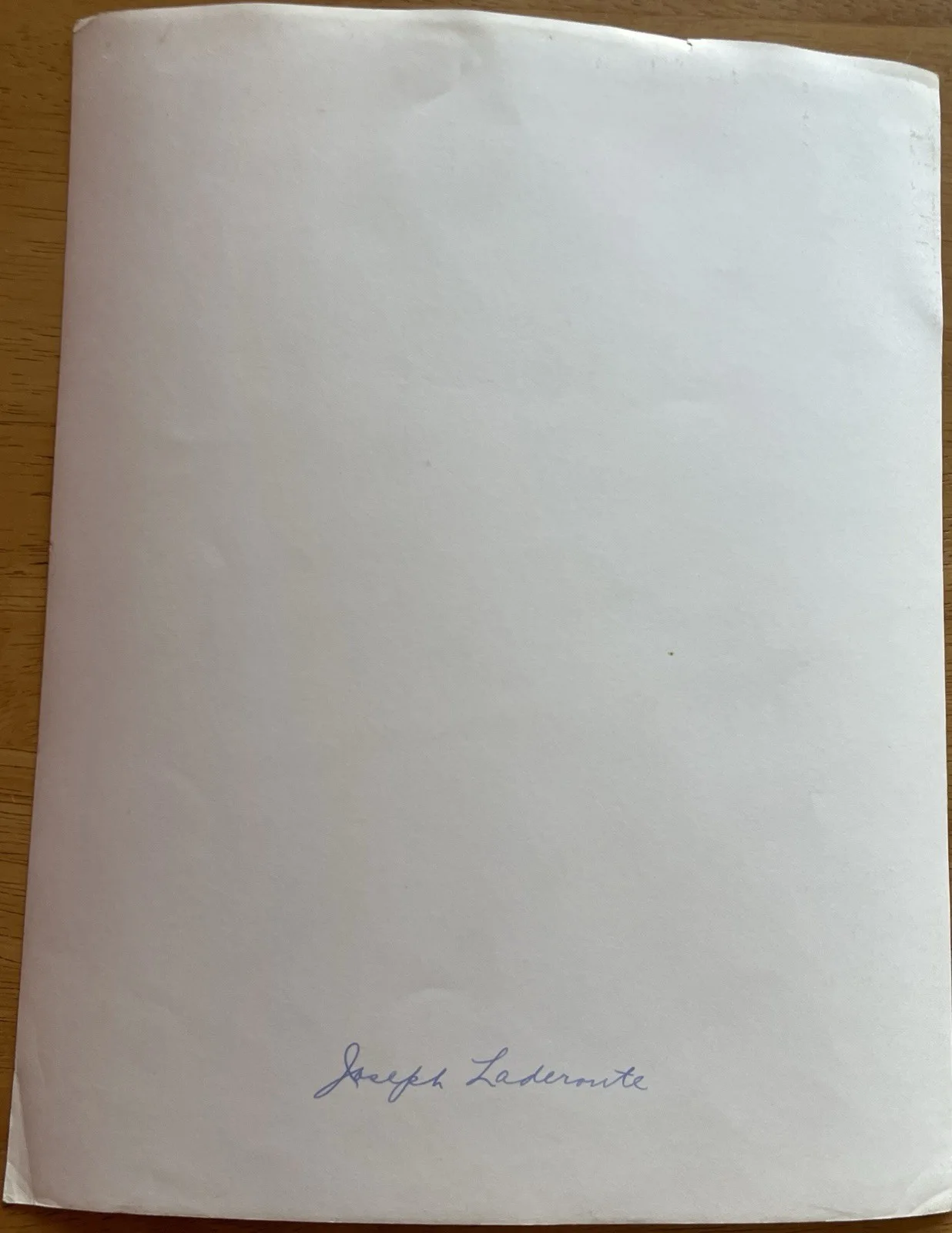 Canadian Opera Tenor Joseph Laderoute￼Autograph Photo To Symphony Manage, изображение 5