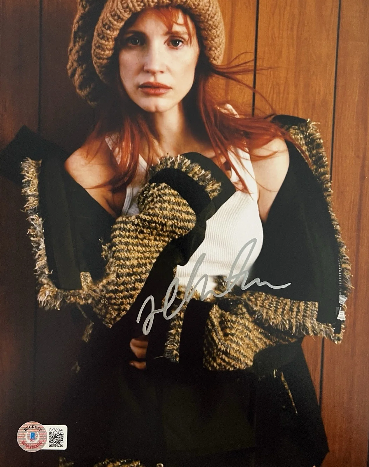 Jessica Chastain — Jessica Chastain signed photo With COA Interstellar The Martian Zero Dark 30