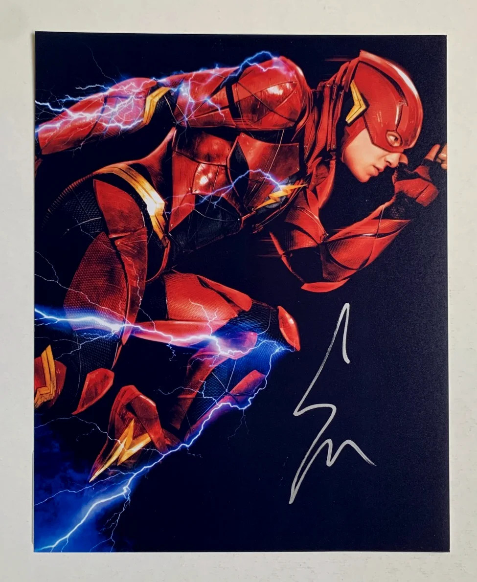 Ezra Miller — EZRA MILLER "Flash" signed photo, with COA, 8x10, image 4