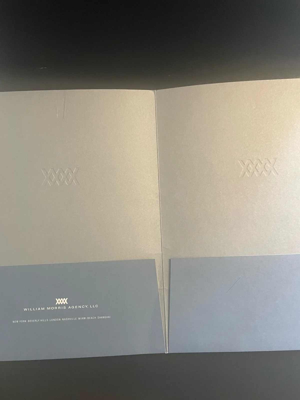 William Morris Talent Agency Folder Rare 1990's, image 3