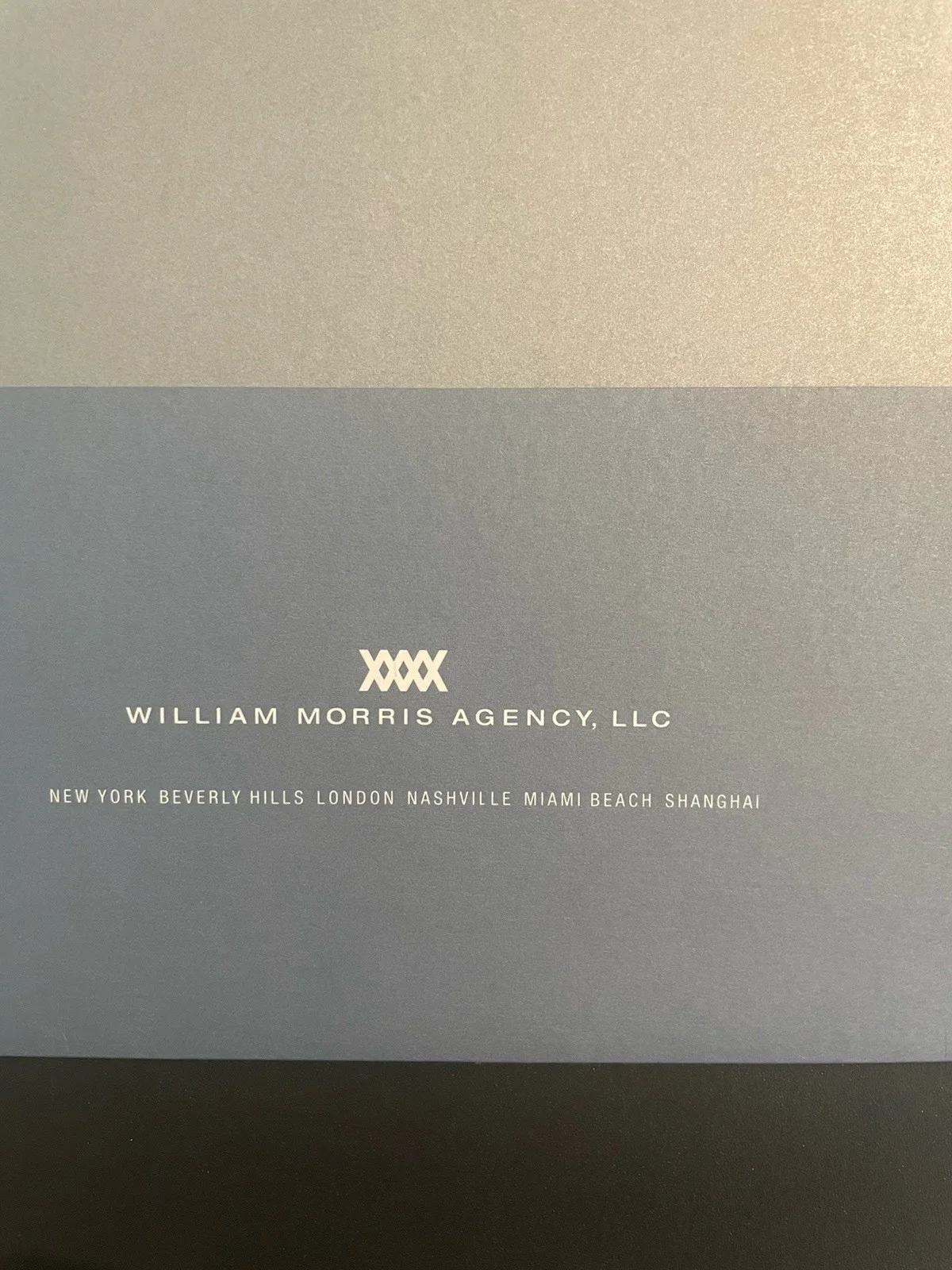 William Morris Talent Agency Folder Rare 1990's, image 4