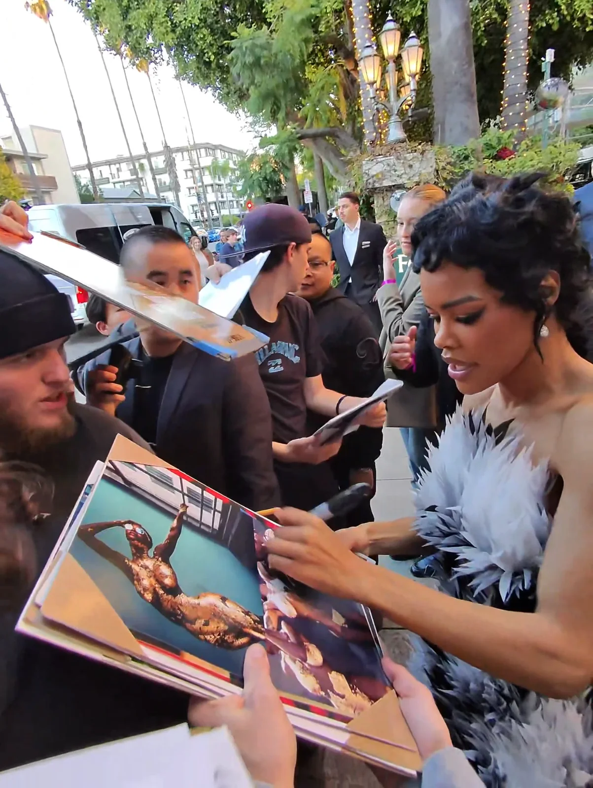 TEYANA TAYLOR SIGNED AUTOGRAPH CHAMPIONS 8x10 PHOTO w/EXACT VIDEO PROOF & COA, изображение 2
