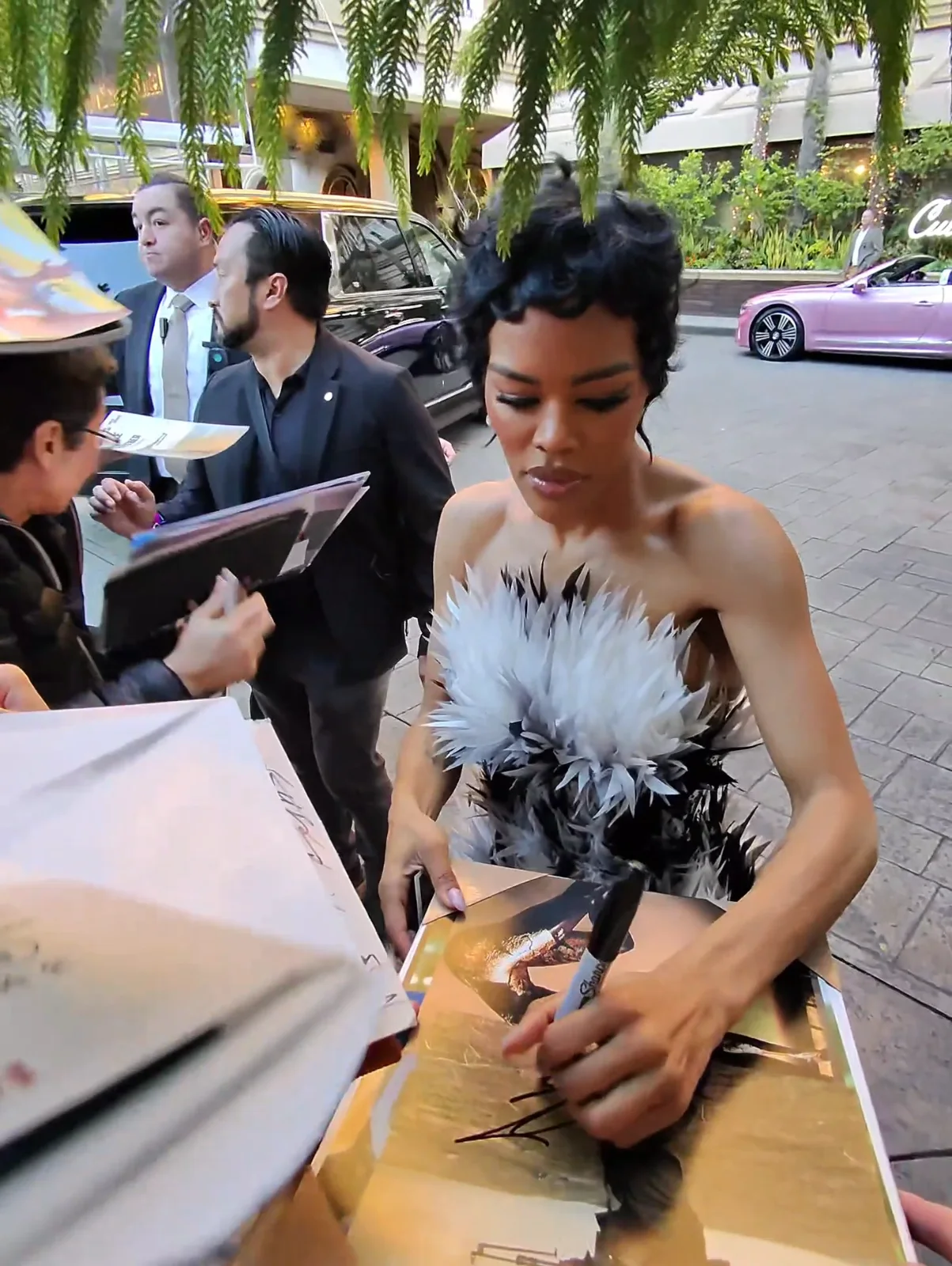 TEYANA TAYLOR SIGNED AUTOGRAPH CHAMPIONS NUDE 8x10 PHOTO w/EXACT VIDEO PROOF COA, изображение 2